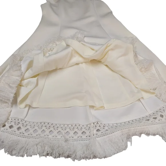 Donna Ricco White Sleeveless Dress - Picture 6 of 10